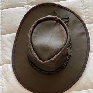 Australian leather hat